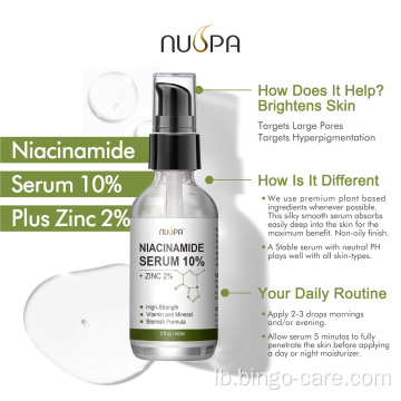 Erfrëschend Hydratéierend Niacinamid B3 Serum